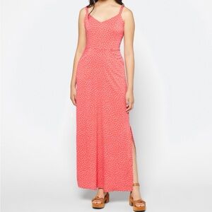 Red Polka Dot Sleeveless Dress